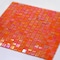 Apollo Tile Skosh 11.6 in. x 11.6 in. Glossy Fire Orange Glass Mosaic Wall and Floor Tile 18.69 sqft/case, 20PK APLNB88OR806A - alternate 7