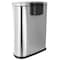 Elama 50 Liter 13 Gallon Half Circle Stainless Steel Step Trash Bin with Slow Close in Matte Silver EL-LTD55-50L - alternate 7