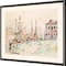 Homeroots Venice Black Framed Print Wall Art 526049 - alternate 5