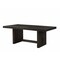 Homeroots 80" Walnut Wood Trestle Base Dining Table 631274 - alternate 1