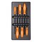Mayhew Hi Vis Orange 6 Pc Long Slotted & Phillips Screwdriver Set 27021LTHVO - alternate 2