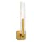 Cwi Lighting Curva Integrated LED 19in Brass Wall Light with Handcrafted Glass 1725W19-1-624 - alternate 1