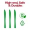 Smarty Had A Party Green Disposable Plastic Party Knives, 600PK 410K-G-CASE - alternate 9