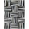 Homeroots 10' X 14' Black Gray And Ivory Geometric Washable Indoor Outdoor Area Rug 598243 - alternate 8