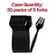 Smarty Had A Party Black Disposable Plastic Serving Forks 150 Forks, 150PK 2651-B-CASE - alternate 9