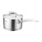 Korkmaz Proline Professional Series 3.8 Liter Stainless Steel Saucepan with Lid in Silver A1159 - alternate 1