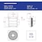 Iliving Silver 10 in. 600 CFM Electric Powered Variable Speed Wall-Mounted Shutter Exhaust Fan ILG8SF10V - alternate 5