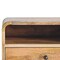 Homeroots 18" Brown Solid Wood One Drawer Floating Nightstand 712839 - alternate 8