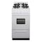 Premier Gas Range, Battery Ignition, Four 9100 BTU Sealed Burners, 20 inW x 37.5 inH x 24.5 inD, White 805732 - alternate 2