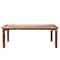 Homeroots 84" Brown Solid Wood Dining Table 521842 - alternate 1