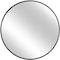 Homeroots 24" Black Round Framed Accent Mirror 691615 - alternate 4