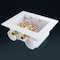Everflow Washing Machine Outlet Box, Dual Drain, Assmbld W/ 1/2'' Press Valves & Hammer Arrestors, White ABS SB200-RH - alternate 7