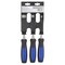 Vulcan Chisel Set with Striking Cap, 4-Piece, CRV, Polished, Blue and Black JL-CH3PC - alternate 3