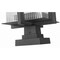 Z-Lite Fortis Sand Black 3 Light Outdoor Pier Mounted Fixture 5031PHXLS-SQPM-BK - alternate 8