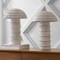 Jonathan Y Cremini 17.5" Modern Minimalist Plaster-Look Ribbed Mushroom Resin Cylinder LED Table Lamp, Cre, 2PK JYL9204A-SET2 - alternate 8