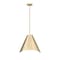 Z-Lite Aria 1 Light Pendant, Modern Gold/Modern Gold & Inner White, 18 In W x 16 In H 1952P18-MGLD - alternate 6
