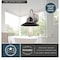 Vaxcel Galena 7.5 in W 1-Light Matte Black, Satin Nickel Nautical Coastal Bathroom Vanity Fixture W0401R - alternate 9