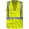 Reflective Apparel ANSI Type R Class 2 Seven Pocket Mesh Breakaway Vest with X-Back 508SX-LM-4X - alternate 1