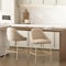 Manhattan Comfort Gracie Counter Stool  in Tan and Gold - Set of 2 2-CS019-GTN - alternate 1