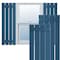Ekena Millwork True Fit PVC Four Board Spaced Board-n-Batten Shutters, Sojourn Blue , 23W x 80H, PR TFP101SBF23X080HB - alternate 1