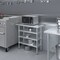 Amgood 18in D x 36in L Stainless Steel Table, Three Undershelves AMG WT-1836-3SH-Z - alternate 8