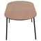 Leisuremod 82.7 in W, 29.5 in L, Manufactured Wood/Steel/PU Leather, Walnut/Light Brown TT84-CWN18-LBR - alternate 10