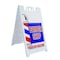 Signmission Barber Shop Walk-ins Welcome, A-Frame & 2 Decals Installed, Heavy-Duty Plastic Frame SBHD-D-2436-Barber Shop Walk-ins Welcome - alternate 1