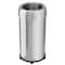 Hls Commercial 16 gal Round Indoor Metal Can, Silver, Open Top, Stainless Steel, 14 in HLS16STRM - alternate 1