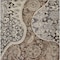 Homeroots 10' X 14' Brown Beige And Tan Floral Medallion Washable Indoor Outdoor Area Rug 603178 - alternate 9
