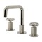Kingston Brass Widespread Bathroom Faucet with Push Pop-Up Drain, Polished Nickel KS1416RNX - alternate 1