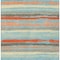 Homeroots 5' X 8' Sky Blue Pink And Gray Striped Washable Indoor Outdoor Area Rug 598933 - alternate 9