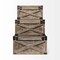 Homeroots Set Of Three Brown Wooden Storage Boxes, 3PK 392583 - alternate 7
