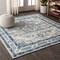 Jonathan Y Modern Persian Vintage Medallion Light Gray/Blue 8 ft Square Area Rug MDP106A-8SQ - alternate 1