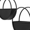 Homeroots Set of Two Black Metal Round Hanging Planters 608672 - alternate 4