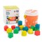 Miniland Feel to Learn: Shape Sorting Bucket, Salmon 97342 - alternate 1