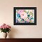 Homeroots Fresh Florals Black Framed Print Wall Art 529924 - alternate 4