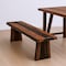 Homeroots 75" Brown Solid Wood Live Edge Dining Bench 565285 - alternate 8