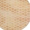 Homeroots 8' Peach And Rust Round Polka Dot Washable Indoor Outdoor Area Rug 615928 - alternate 8