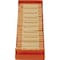 Controltek Coin Trays for Quarters, Stackable, 10 Coin Compartment(s), Orange, Plastic, 2PK 560563 - alternate 2