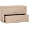 Fireking 2 Drawer, 1 Hr Fire & Impact Rated, 44" Wide Lateral Champagne 2-4422-CCH - alternate 4