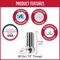 Coyote Wheel Accessories WHEEL INSTALLATION KIT 8 Lug Kit 14 Millimeter x 15 Thread Size 60 Degree Conical Acorn Extra Lo 13K848XL - alternate 5