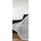 Homeroots 50" X 60" Gray and White Woven Cotton Geometric Throw Blanket with Fringe 516606 - alternate 7