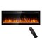 Edendirect 68 in. Wall Mount Metal Smart Electric Fireplace in Black, 4.33 in. Width, 2-Heating Settings, Remote ZR-WE-68 - alternate 1