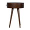 Homeroots 22" Chestnut Solid Wood One Drawer Nightstand 651496 - alternate 16