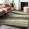 Homeroots 8' X 10' Taupe Gray And Black Abstract Washable Indoor Outdoor Area Rug 603692 - alternate 9