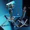 Wrightmaster Aluminum Alloy 1. 6M Handheld Stabilizer Floor Telescopic Pole Phone Grip ZR-179276 - alternate 8
