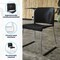 Flash Furniture Commercial Black Plastic Stack Chairs, Contoured Backs and Sled Bases-Set of 5, 5PK 5-RUT-239AN-BK-CHR-GG - alternate 10