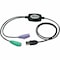 Tripp Lite Eaton Tripp Lite Series USB to PS/2 Adapter for Keyboard and Mouse - Type A Male USB B015-000 - alternate 1