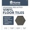 Home Impressions 12'' Anchor Gray Hexagonal Vinyl Floor Tile, 15 Sq. Ft./Box FHS1064-3 - alternate 3