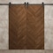Sartodoors Modern Double Barn Door 60 x 96 inches, Ego 5005 Cognac Oak Veneer, 13FT Rail Track Set, Solid Pa EGO5005DB-DKO-6096 - alternate 4